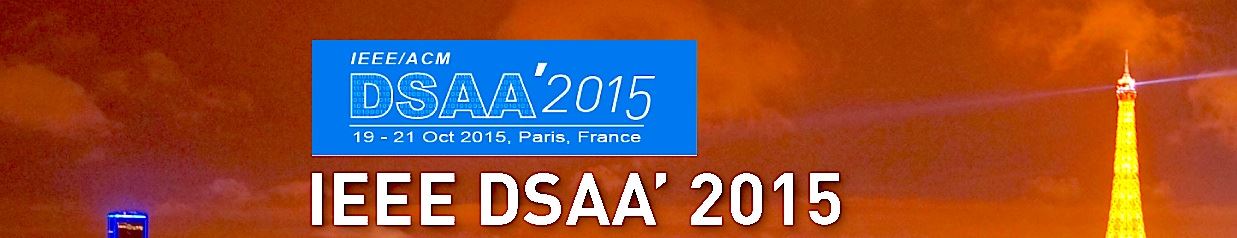 IEEE Data Science and Advanced Analytics (DSAA') 2015